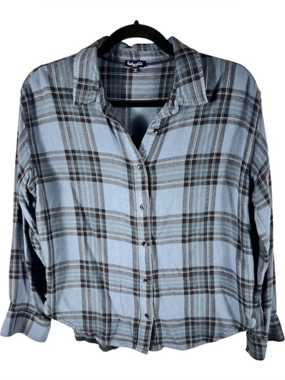 Splendid Plaid Button Front Shirt Sz Small